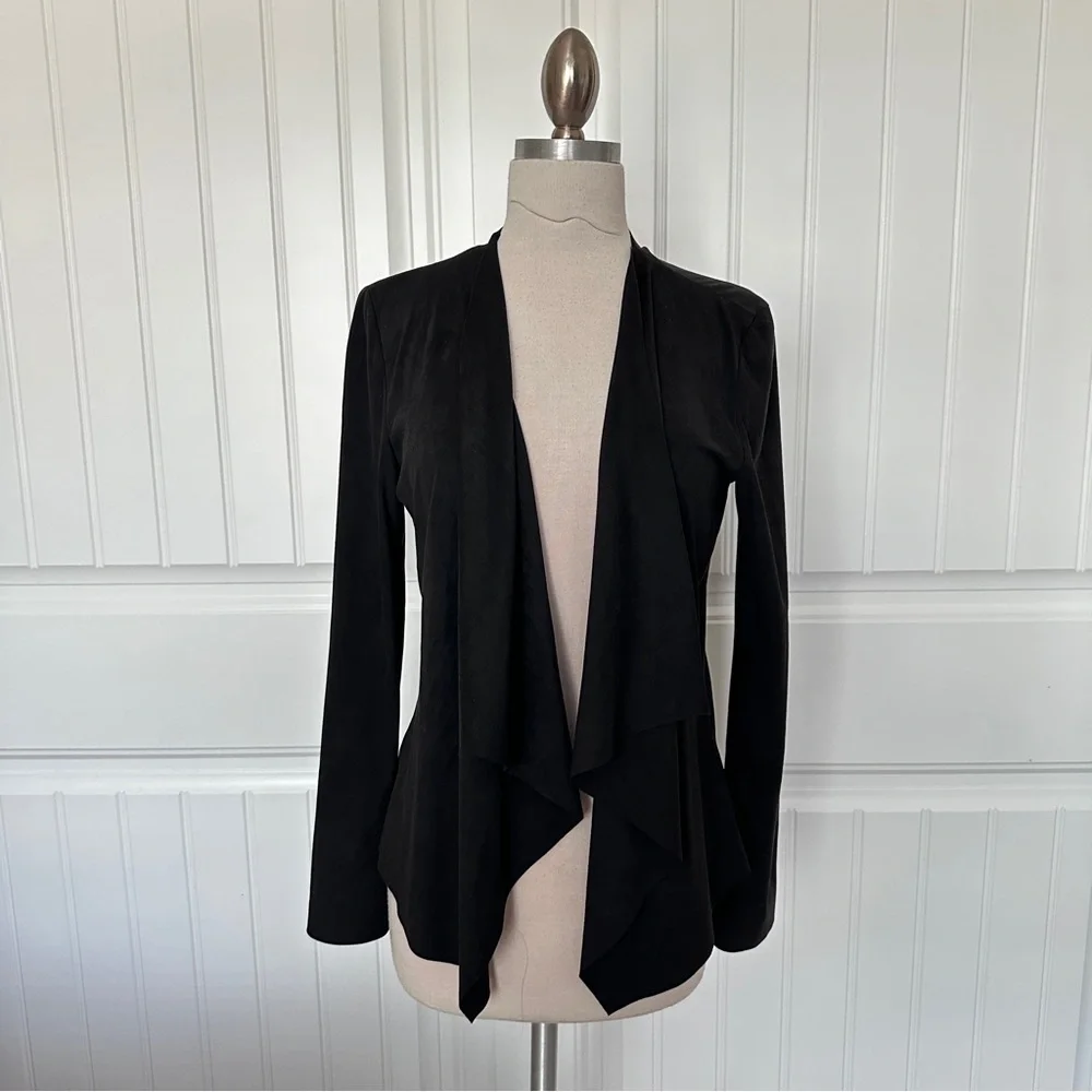 Zara Black Suede Jacket - Picture 1 of 7